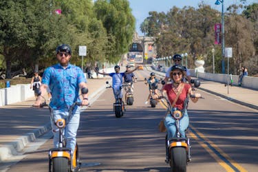 2 uur durende elektrische scootertour door Balboa en Downtown San Diego